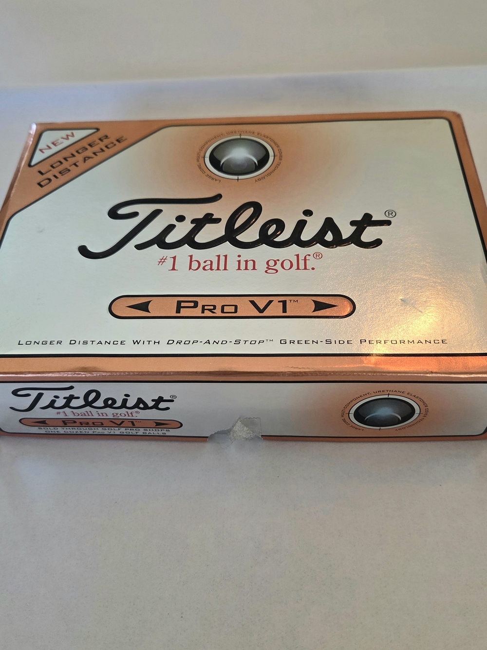 Titleist Pro V1 Golf Ball Box of 12 Original First Gen NIB 4 x 3-Ball Sleeves